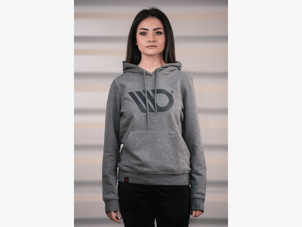 Classic Hoodie Womens - Grey