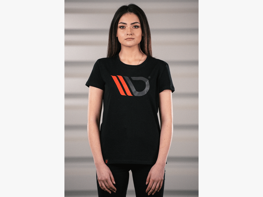 Classic Tshirt Womens Slim - Black - V.1