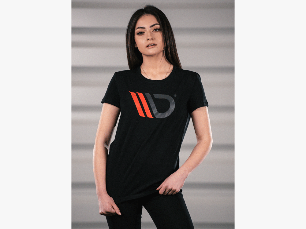 Classic Tshirt Womens Slim - Black - V.1