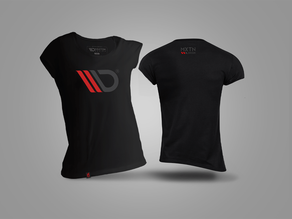 Classic Tshirt Womens Slim - Black - V.1