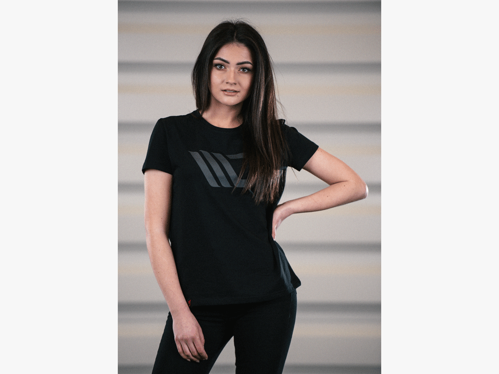 Classic Tshirt Womens Slim - Black - V.2