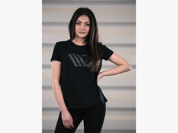 Classic Tshirt Womens Slim - Black - V.2