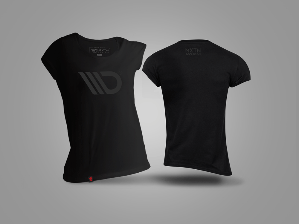 Classic Tshirt Womens Slim - Black - V.2