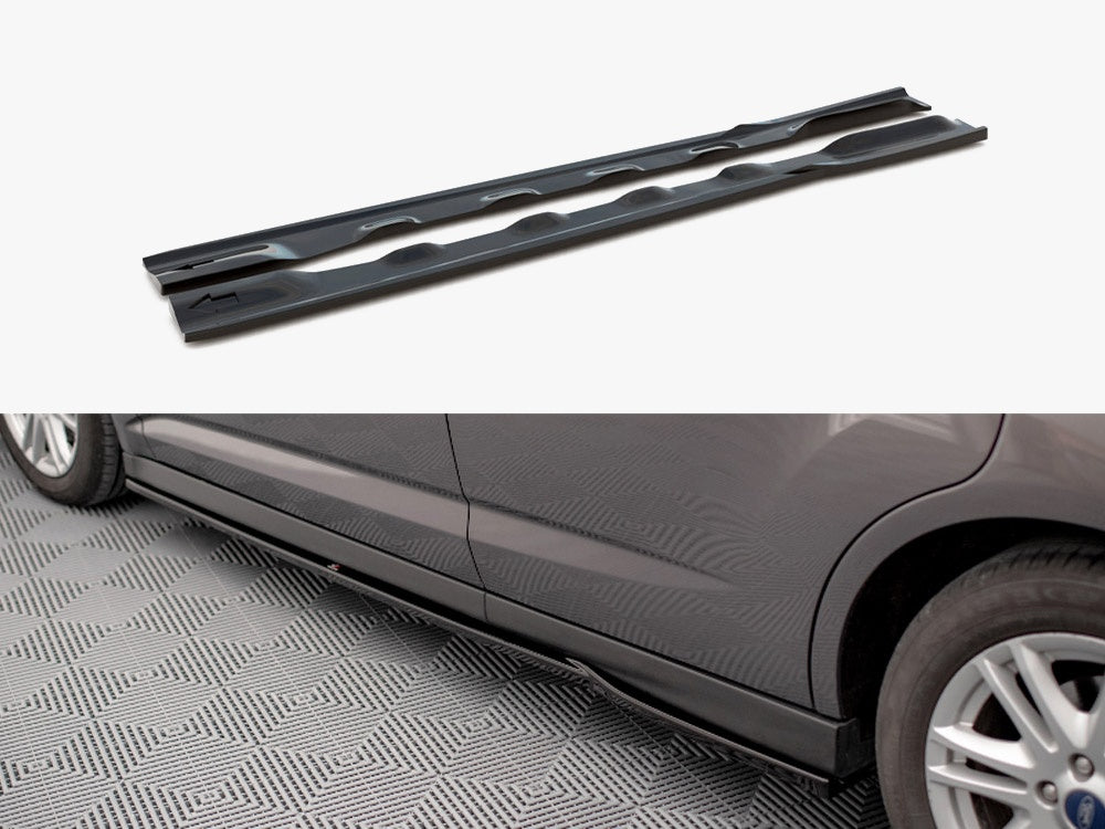 Side Skirts Diffusers compatible with Ford C-max Mk2 (2010-2014)