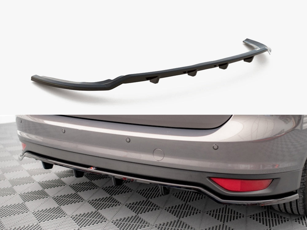 Rear Splitter (Vertical Bars) compatible with Ford C-Max Mk2