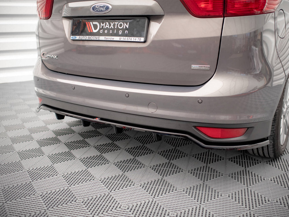 Rear Splitter (Vertical Bars) compatible with Ford C-Max Mk2