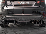 Rear Valance compatible with Ford Fiesta ST (5 Door Version) Mk7 Facelift