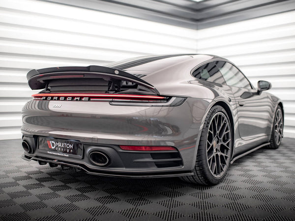 MAXTON DESIGN Central Rear Splitter (Vertical Bars) Porsche 911 Carrera 4S 992 (2019-)