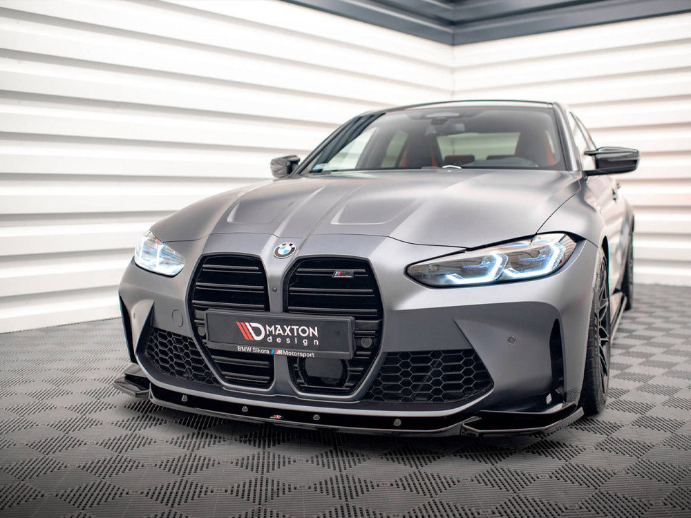 Front Splitter V.2 compatible with BMW M3 Sedan / Touring G80 / G81