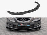Street PRO Front Splitter V.1 + Flaps compatible with Mazda3 MPS Mk1