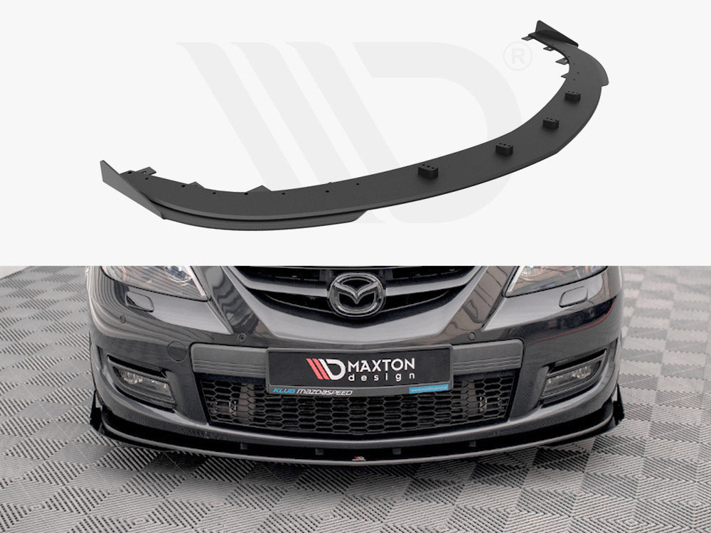 Street PRO Front Splitter V.1 (+flaps) Mazda 3 MPS MK1 (2006-2008)