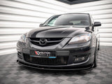 Street PRO Front Splitter V.1 + Flaps compatible with Mazda3 MPS Mk1