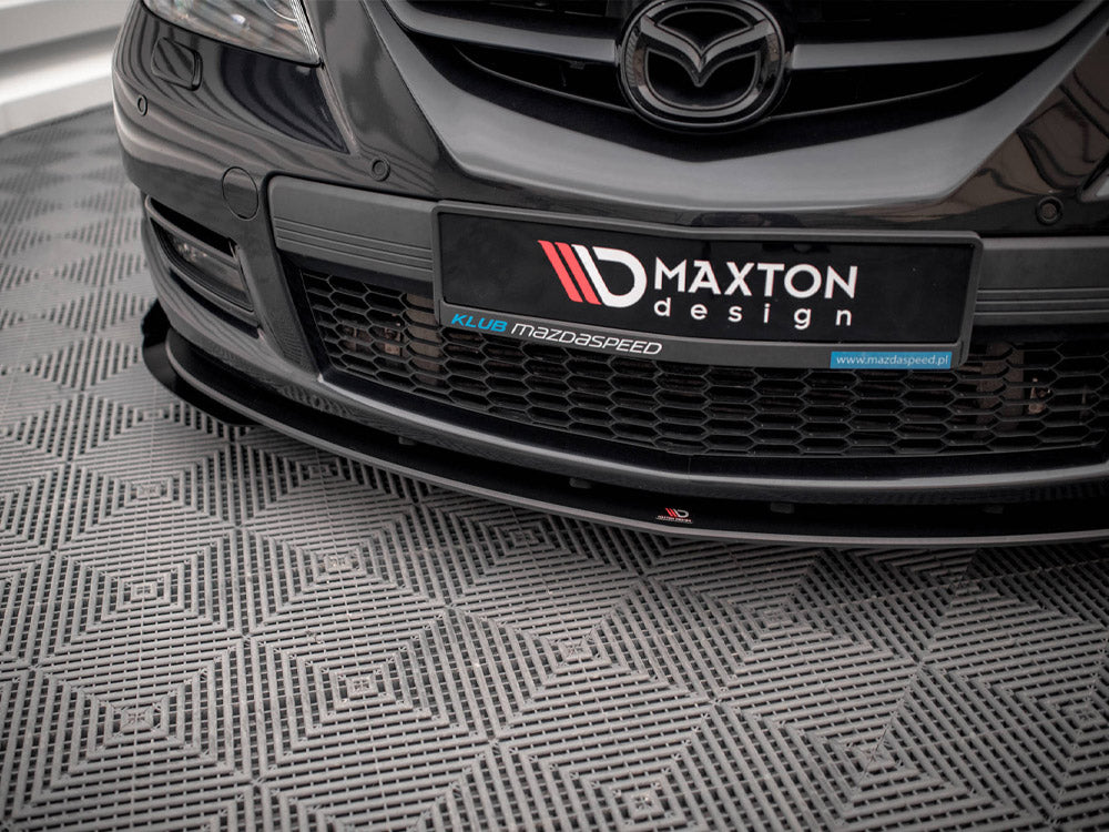 Street PRO Front Splitter V.1 + Flaps compatible with Mazda3 MPS Mk1