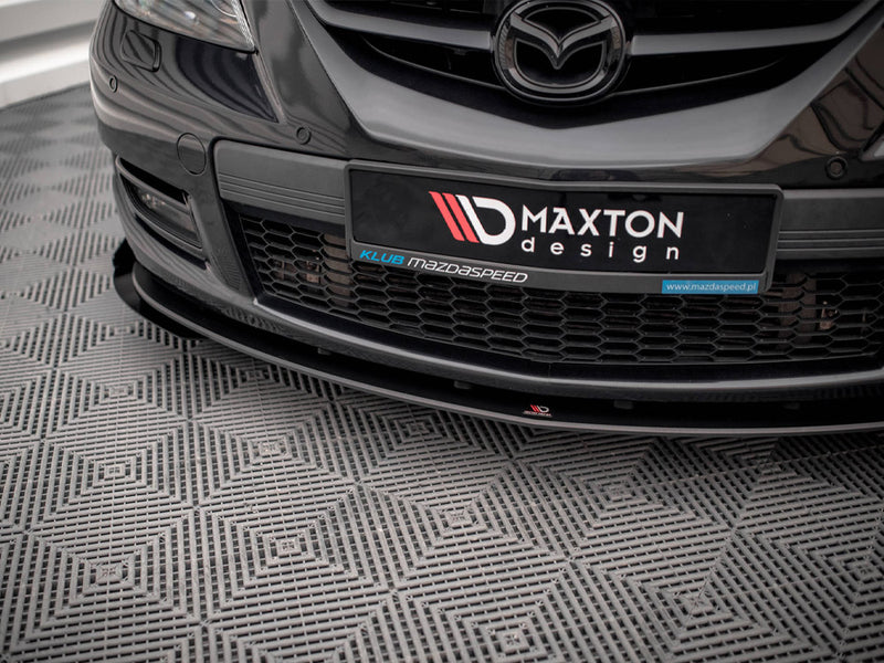 Street PRO Front Splitter V.1 (+flaps) Mazda 3 MPS MK1 (2006-2008)