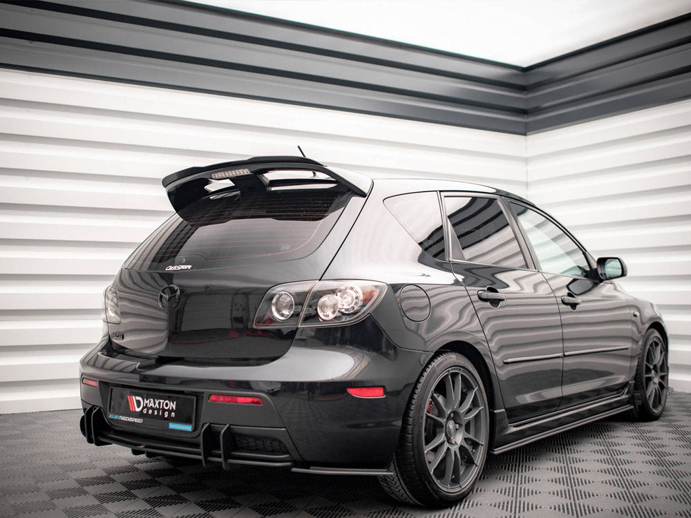 Street PRO Rear Side Splitters compatible with Mazda3 MPS Mk1 US-Spec Version