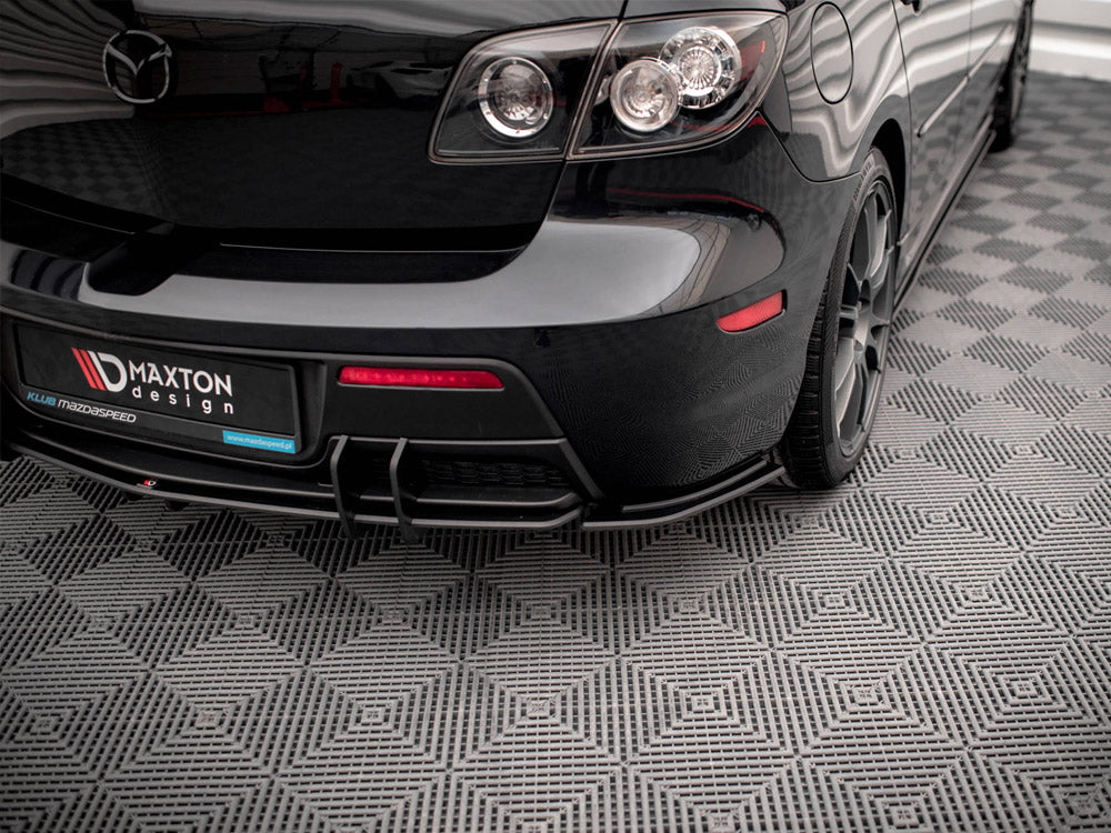 Street PRO Rear Side Splitters Mazda 3 MPS MK1 (2006-2008)