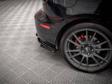 Street PRO Rear Side Splitters (+flaps) Mazda 3 MPS MK1 (2006-2008)