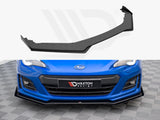 Street PRO Front Splitter V.1 (+flaps) Subaru BRZ MK1 Facelift (2017-2020)