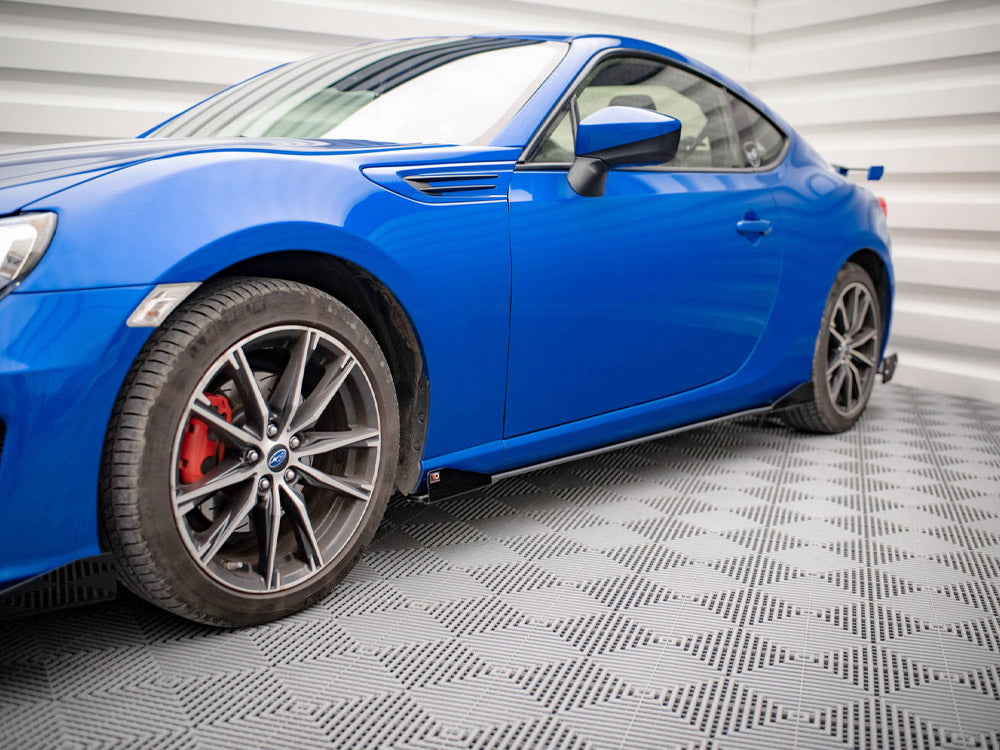 Street PRO Side Skirts Diffusers (+flaps) Subaru BRZ MK1 Facelift (2017-2020)