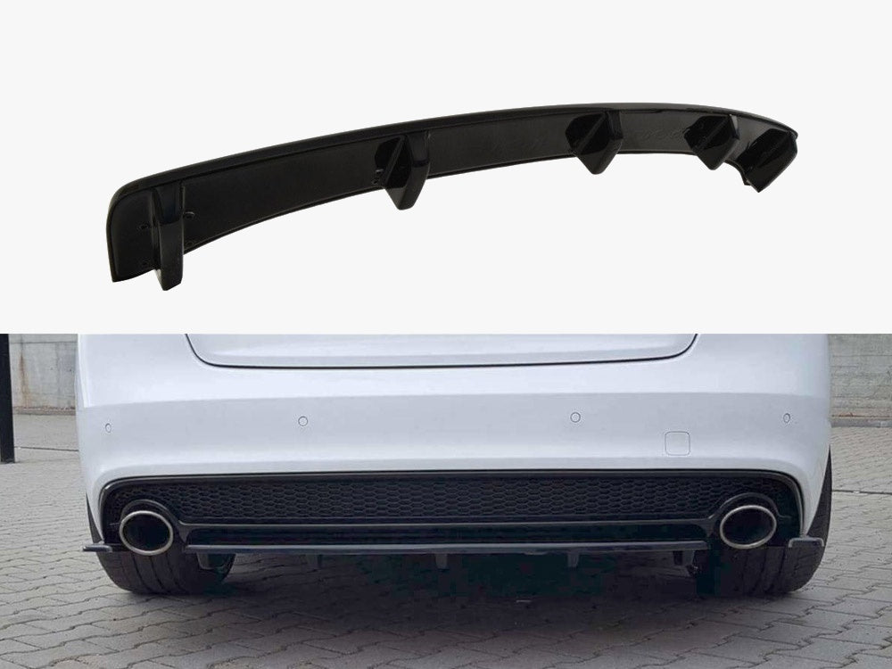 Rear Splitter (Vertical Bars) compatible with Audi A5 S Line 8T Facelift