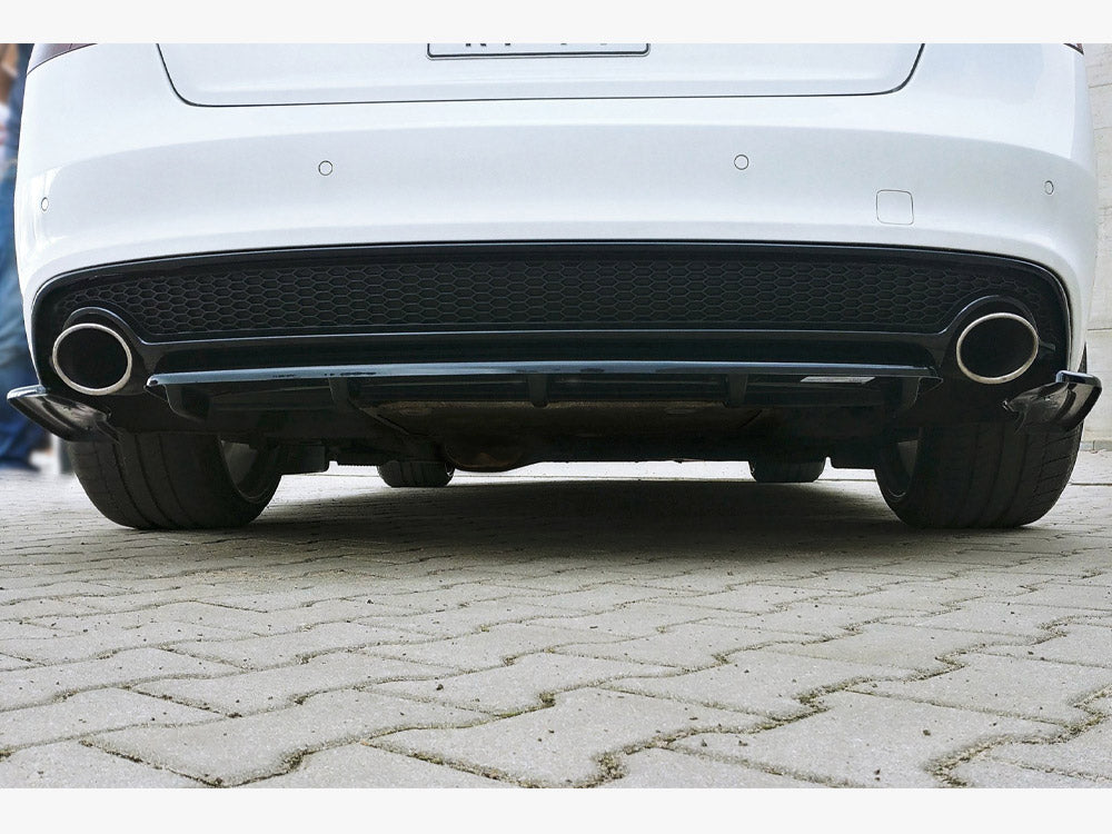 Rear Splitter (Vertical Bars) compatible with Audi A5 S Line 8T Facelift