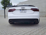 Rear Splitter (Vertical Bars) compatible with Audi A5 S Line 8T Facelift