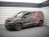Side Skirts Diffusers compatible with Peugeot Partner Maxi Mk3