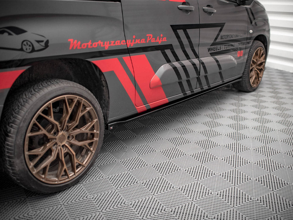 Side Skirts Diffusers compatible with Peugeot Partner Maxi Mk3