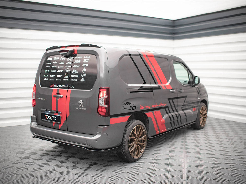 MAXTON DESIGN Central Rear Splitter (Vertical Bars) Peugeot Partner MK3 (2018-)