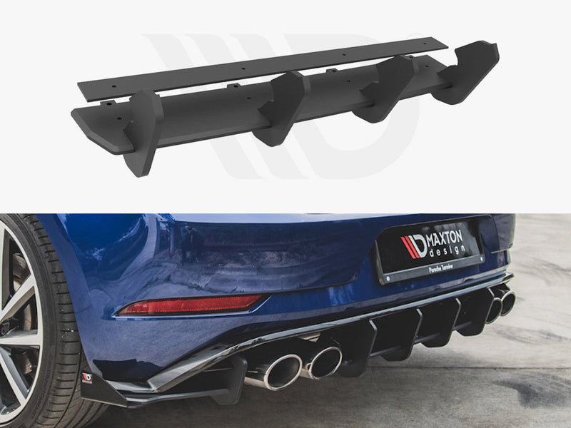 Maxton Racing Rear Diffuser VW Golf 7 R Facelift (2017-2020)