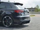 Rear Diffuser V.1 compatible with Audi RS 3 8V Facelift Sportback (2017-20)