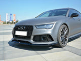 Front Splitter V.2 Audi RS7 C7 Facelift (2014-2017)