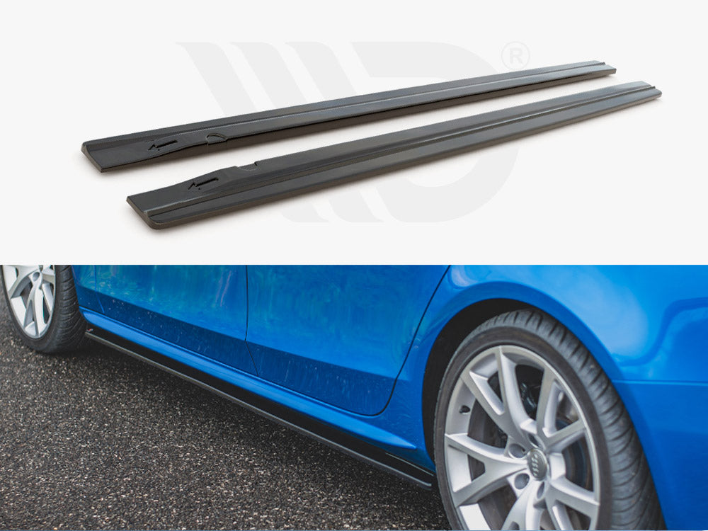 Side Skirts Diffusers Audi S4 / A4 / A4 S-Line B8 / B8 FL