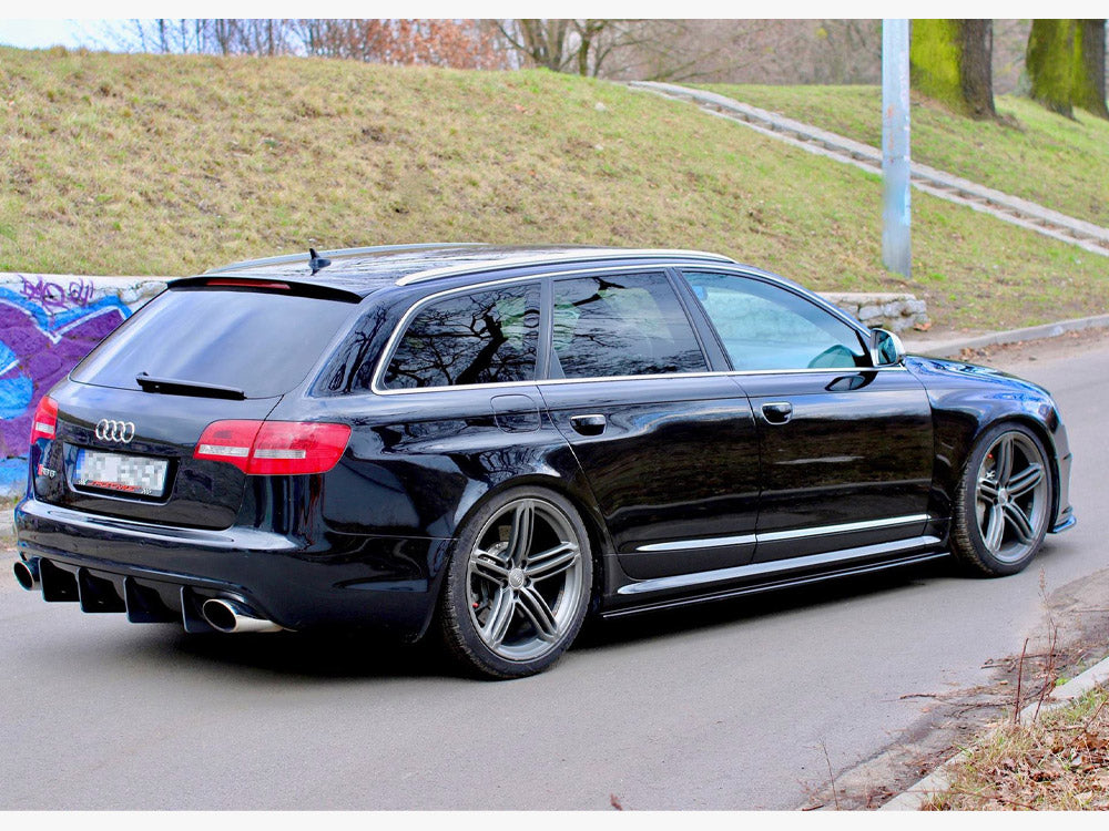 Side Skirts Diffusers compatible with Audi RS 6 C6