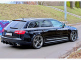 Side Skirts Diffusers compatible with Audi RS 6 C6