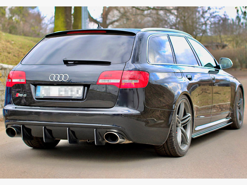 Side Skirts Diffusers compatible with Audi RS 6 C6