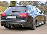 Side Skirts Diffusers compatible with Audi RS 6 C6