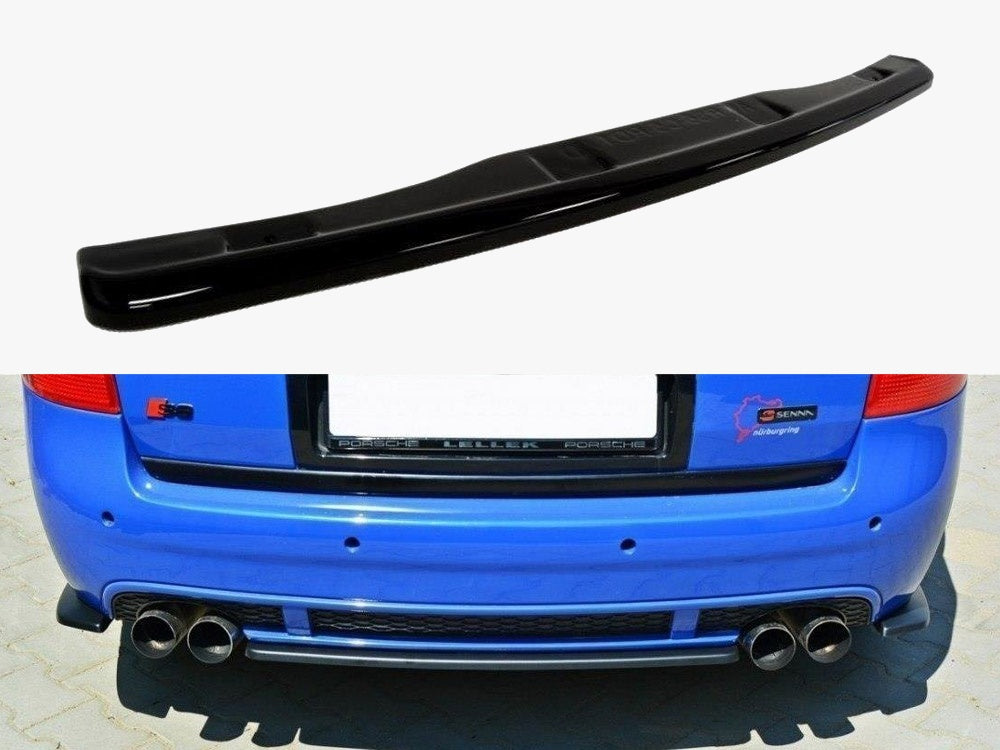 Central Rear Splitter compatible with Audi RS 6 C5 Avant - Textured