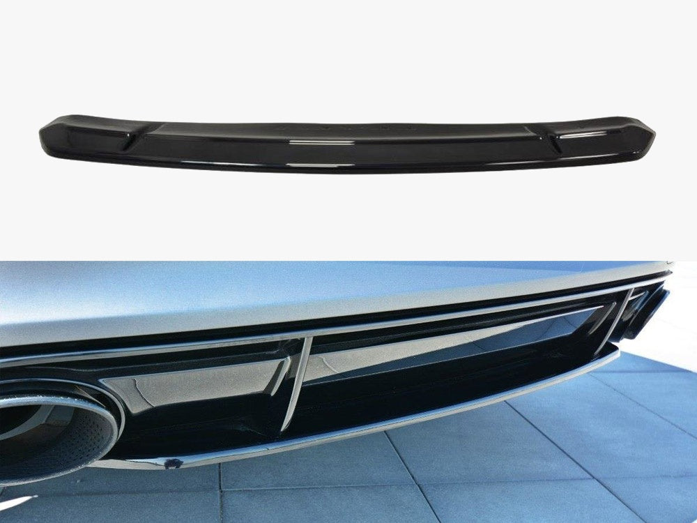Central Rear Splitter compatible with Audi RS 7 C7