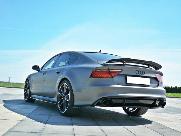 MAXTON DESIGN Central Rear Splitter Audi RS7 C7 Facelift (2014-2017)
