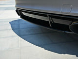 Central Rear Splitter compatible with Audi RS 7 C7