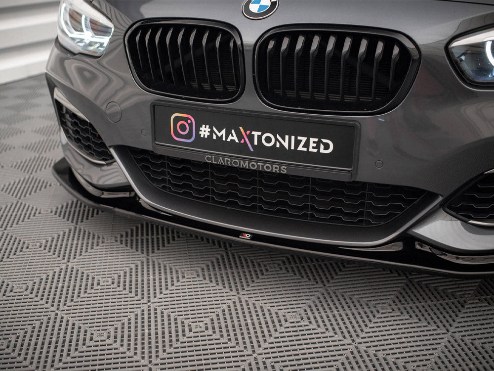 Front Splitter V.3 compatible with BMW 1 F20 / F21 Facelift