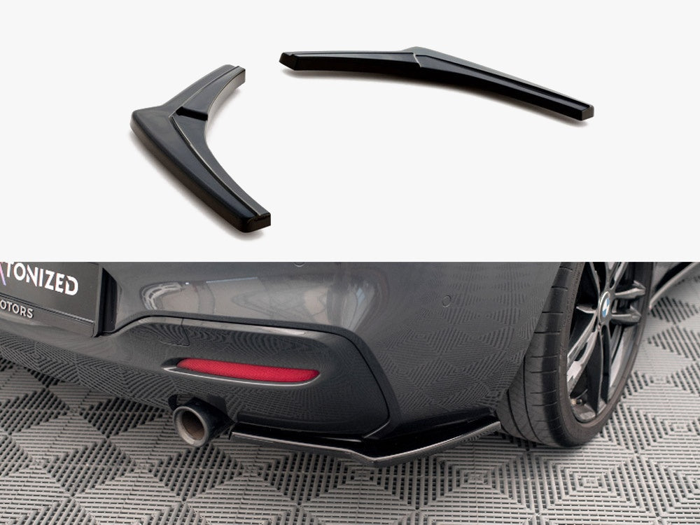 Rear Side Splitters V.2 compatible with BMW 1 F20 / F21 Facelift