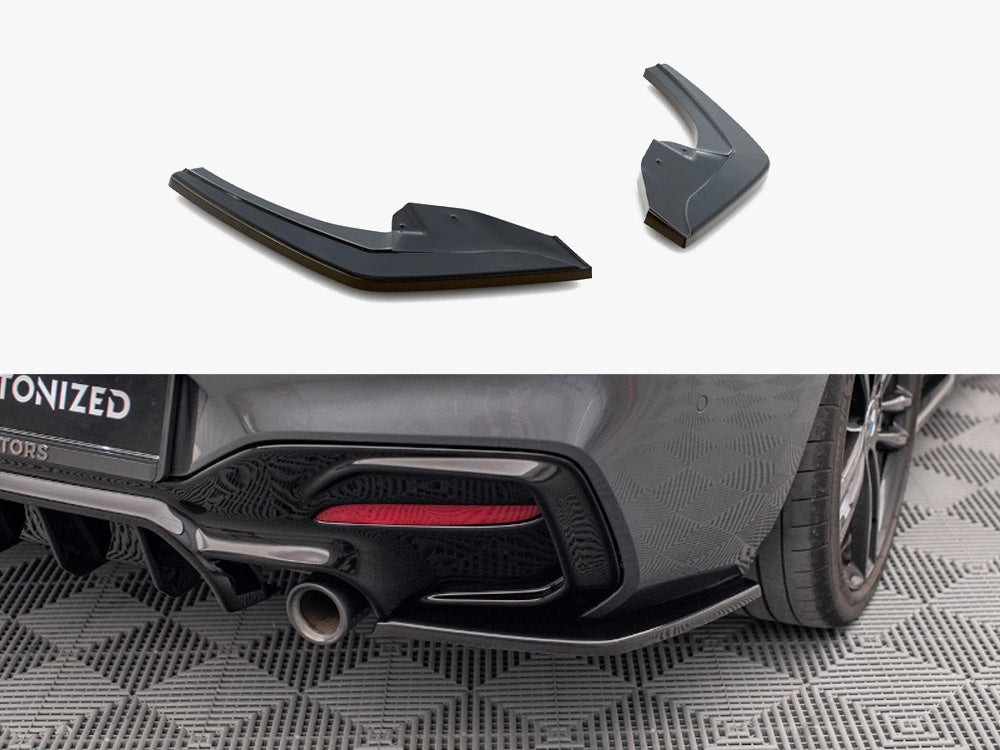 Rear Side Splitters V.3 compatible with BMW 1 F20 Facelift