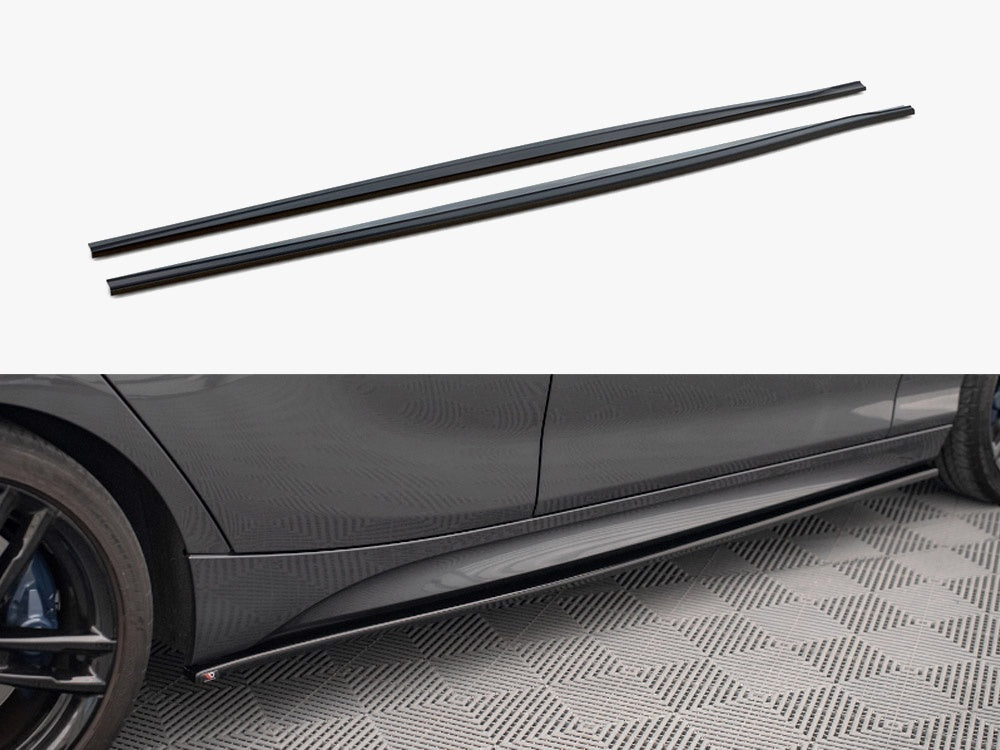 Side Skirts Diffusers V.1 compatible with BMW 1 F20 M135i / M140i / M-Pack