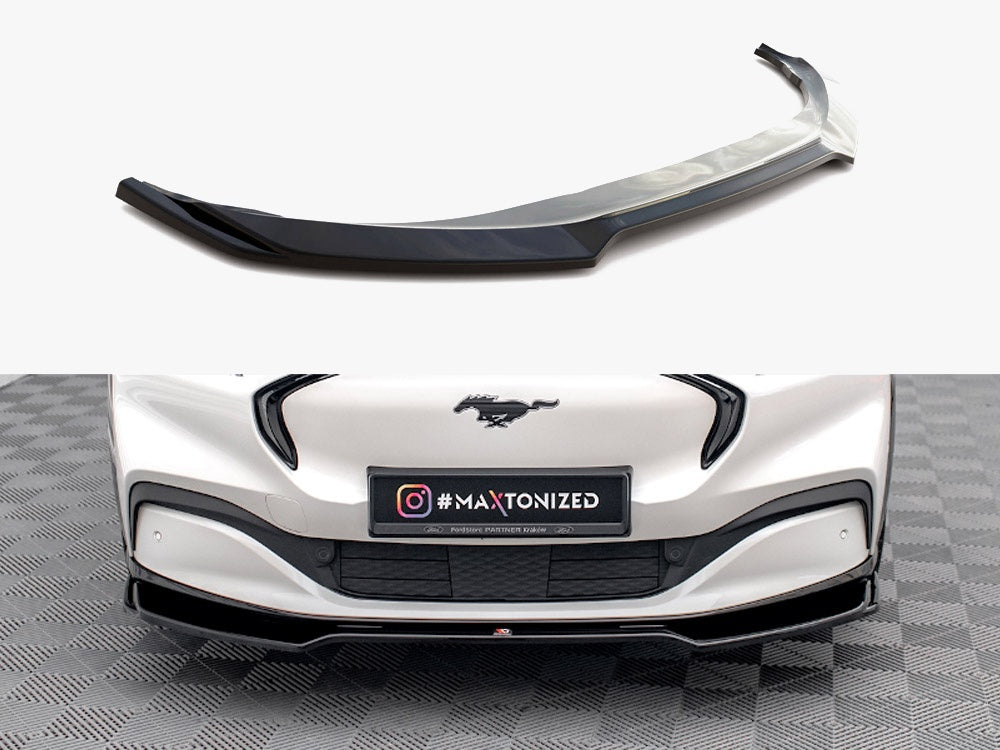 Front Splitter V.2 compatible with Ford Mustang Mach-e Mk1