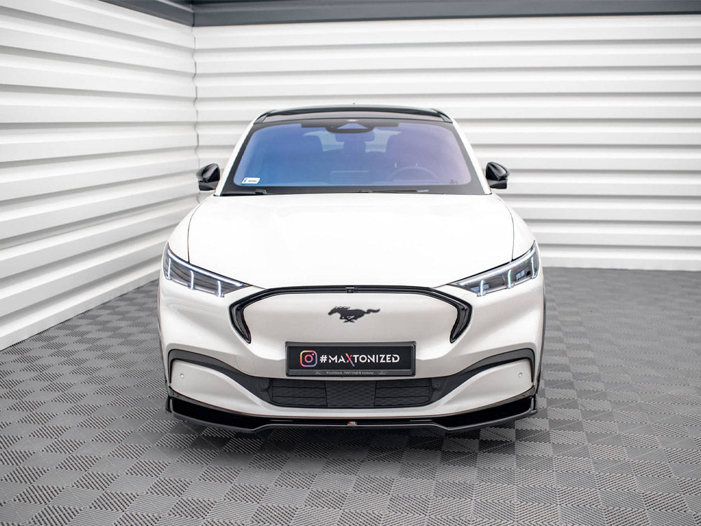Front Splitter V.2 compatible with Ford Mustang Mach-e Mk1