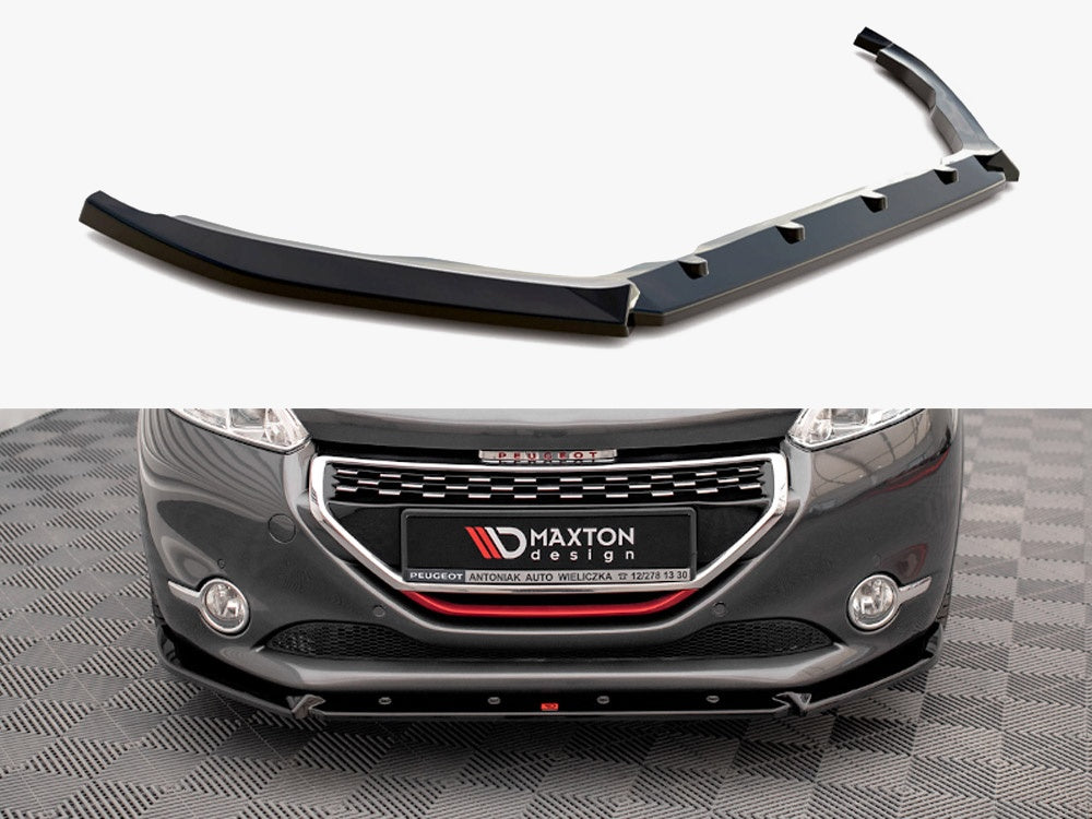 Front Splitter V.2 compatible with Peugeot 208 GTI Mk1