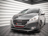 Front Splitter V.2 compatible with Peugeot 208 GTI Mk1