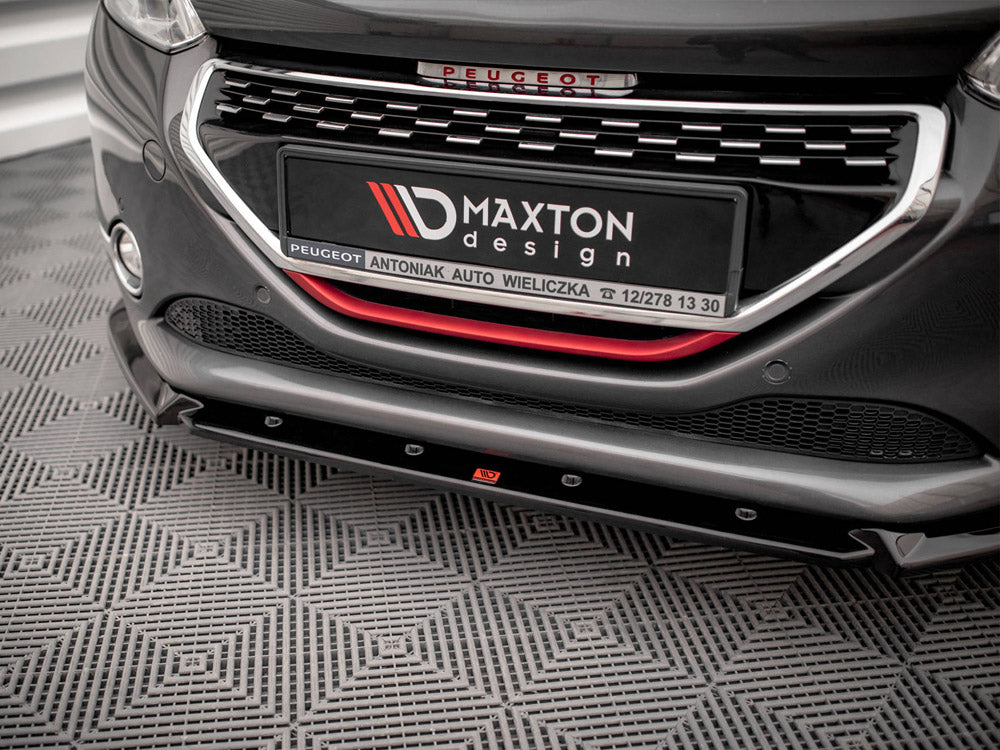 Front Splitter V.2 compatible with Peugeot 208 GTI Mk1